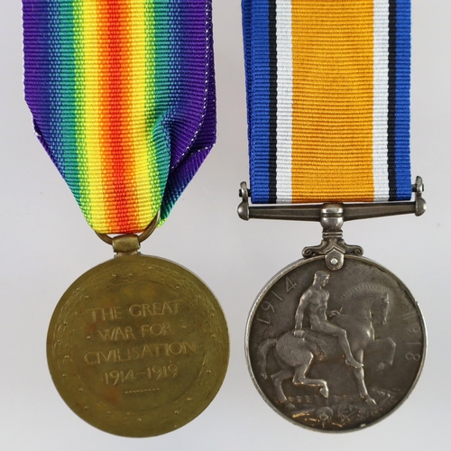 475 - BWM & Victory Medal (GS-48838 Pte M F Scott R.Fus)