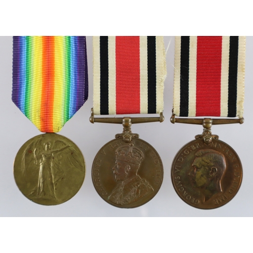 601 - Special Constabulary Medal GV (Cuthbert C. Stuckey) surname corrected, GV issue (William W. Lydford)... 