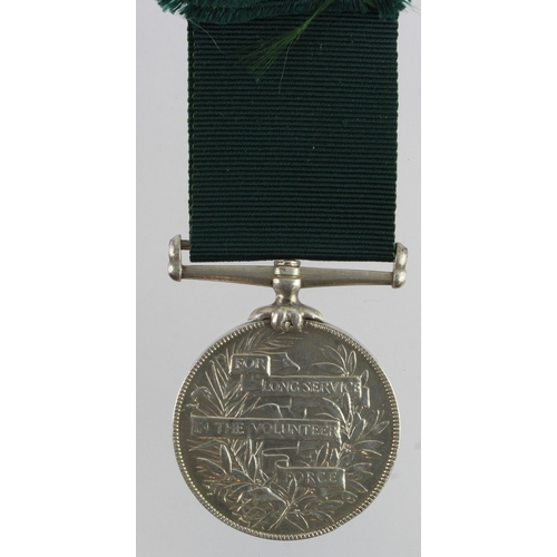 616 - Victorian Volunteer Force long service medal unnamed as issued.