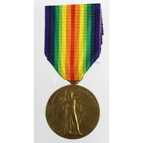 620 - Victory medal to 2188 Pte Frederick H Gooch 4th bn Cameroonian Highlanders K in A 28-9-1915.