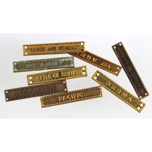 634 - WW2 British campaign star bars replacement.