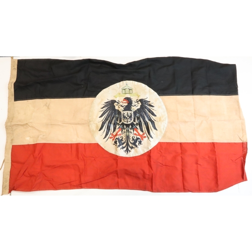 714 - German Balkenkreuz Identification flag for tying onto vehicles, intended to stop friendly aerial att... 