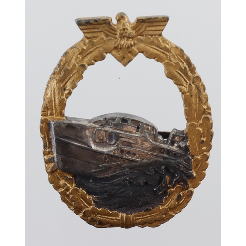 762 - German Kriegsmarine E Boat badge 1st type.