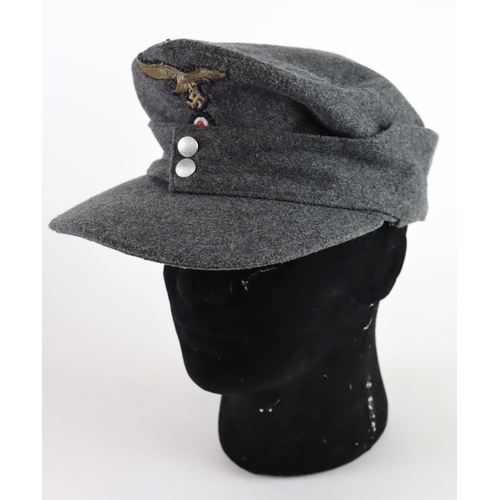 787 - German Luftwaffe M43 airman’s peaked hat.