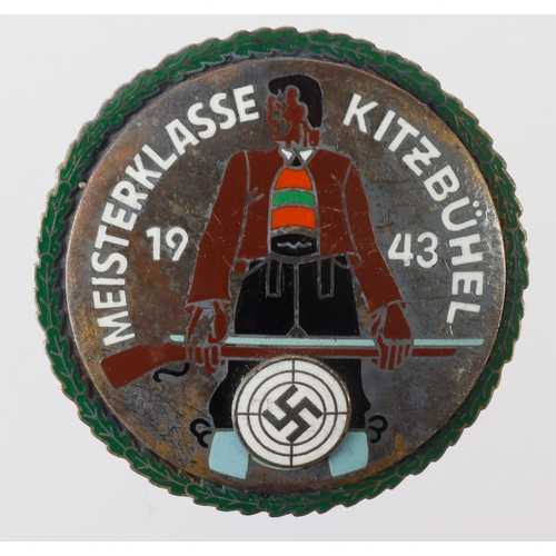 801 - German Masterclass Kitzbuhel lapel badge 1943.