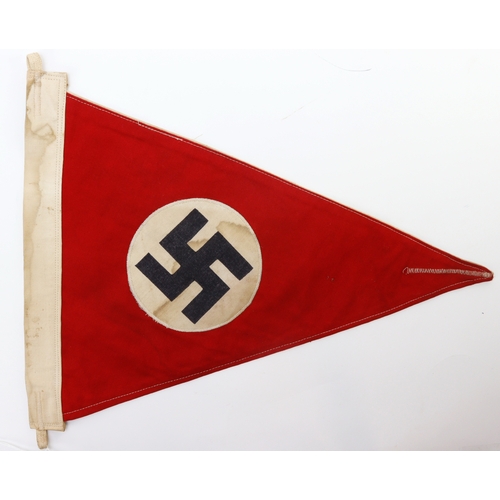 835 - German SA Brownshirts pennant 