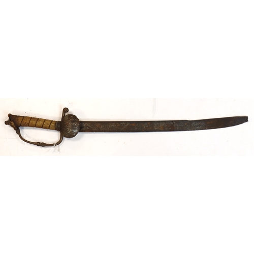 85 - Sword early 18th century continental hunting hanger.