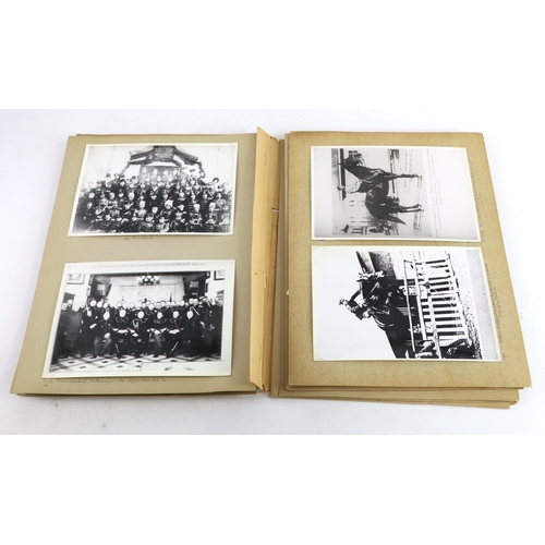 891 - German WW1 collection of photos all believed to be reprints, folder full.