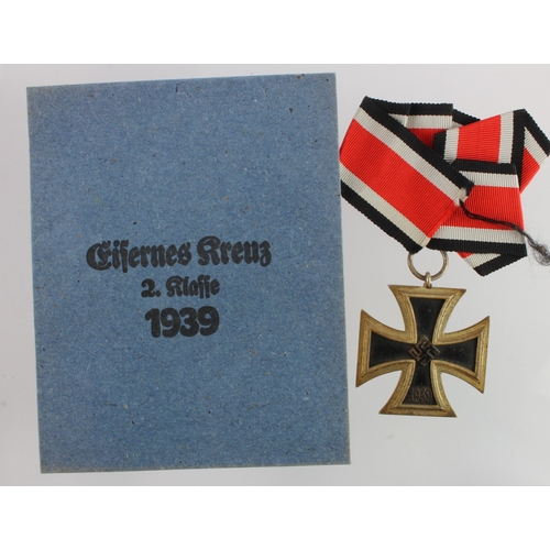 919 - German WW2 Iron cross 2nd class in packet of issue.