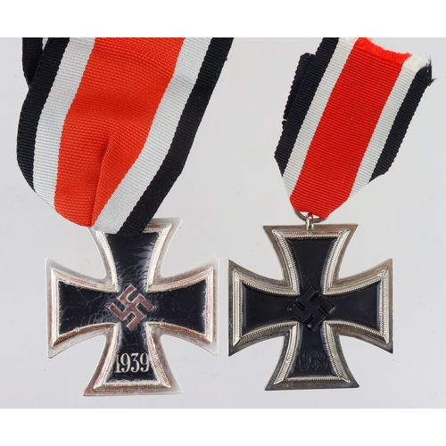 921 - German WW2 Knights Cross and Iron Cross 2nd class ideal for reenactors.