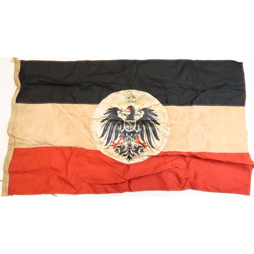 951 - Imperial German Colonial flag, issue stamped, 5 feet long.