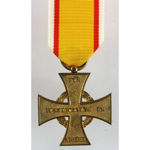 976 - WW1 Lippe - Metmold war service cross.