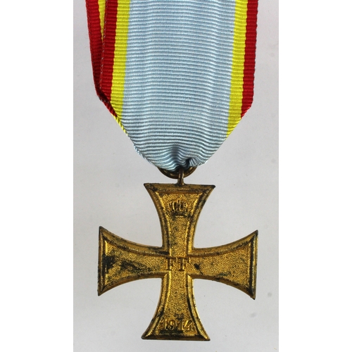 977 - WW1 Mecklenburg - Schwerin military merit cross 2nd class.