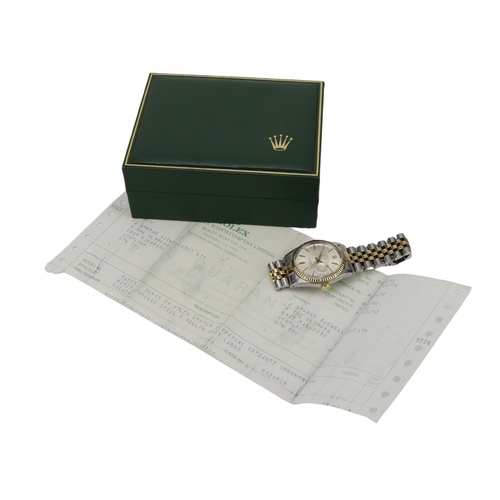 546 - Rolex Oyster Perpetual Datejust gents bi-metal wristwatch, ref. 16013, serial. 9121xxx, circa 1985. ... 