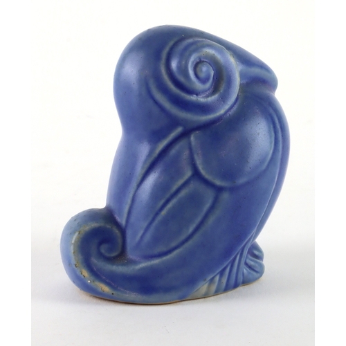 117 - Royal Doulton Stoneware Mark Marshall Bluebird Paperweight c 1902 no 2523 on base -Dimensions 62x 35... 