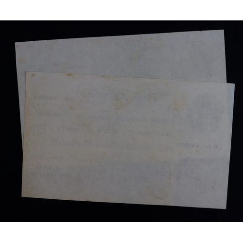 118 - Peppiatt 5 Pounds (B255) dated 17th March 1945 (2), a scarce consecutively numbered pair, serial H69... 