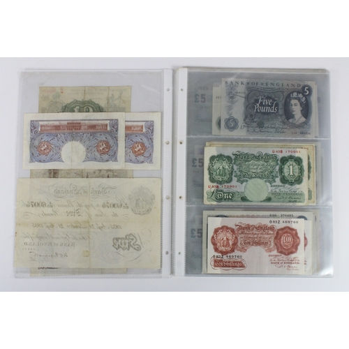 161 - Bank of England and Treasury (57), Warren Fisher 10 Shillings & 1 Pound, Bank of England range from ... 