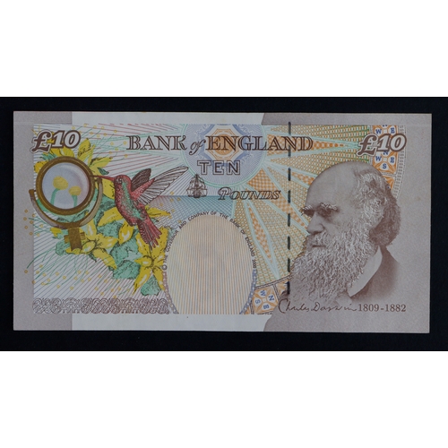 17 - Bailey 10 Pounds (B400) issued 2004, rare FIRST RUN 'CC41' prefix, serial CC41 397183 (B400, Pick389... 