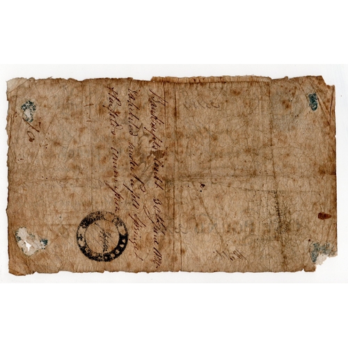 176 - Kentish Bank, Maidstone, 1 Pound dated 26th December 1814, serial No. 35784 for Penfold, Springet & ... 