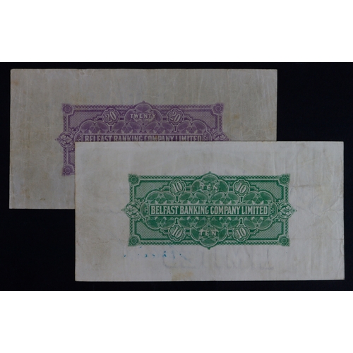 285 - Northern Ireland, Belfast Banking Company Limited (2), 20 Pounds dated 10th August 1940 signed W.A. ... 