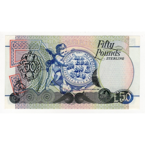 289 - Northern Ireland, First Trust Bank 50 Pounds dated 1st January 1998, signed D.J. Licence, first pref... 