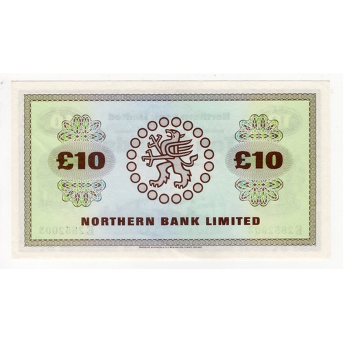 300 - Northern Ireland, Northern Bank Limited 10 Pounds dated 1st April 1982, signed W. Erwin, serial E285... 