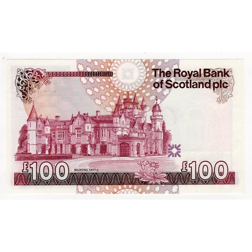 379 - Scotland, Royal Bank of Scotland 100 Pounds dated 28th January 1992 signed George Mathewson, serial ... 