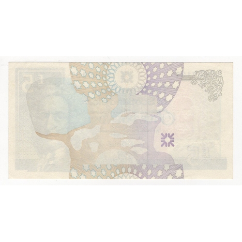 383 - Scotland, Royal Bank of Scotland 5 Pounds ERROR note dated 23rd March 1994, missing all design featu... 