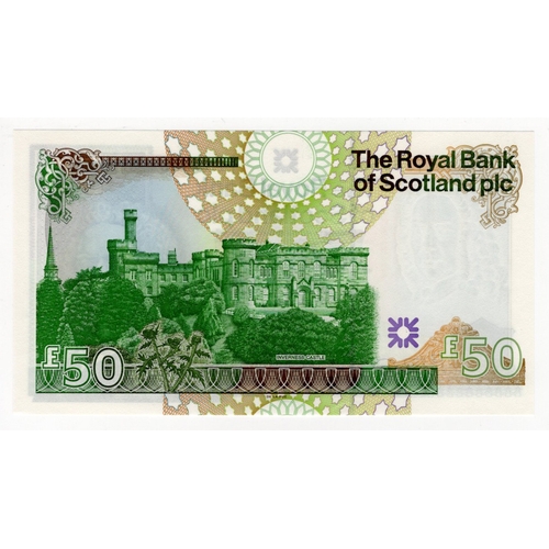 384 - Scotland, Royal Bank of Scotland 50 Pounds dated 14th September 2005, FIRST RUN 'A/1' prefix, serial... 