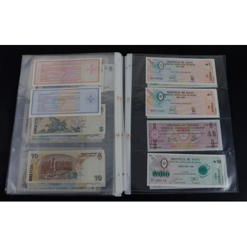 393 - Argentina (37), a collection in album sleeves, date range 1935 - 2003, denominations 50 Centavos to ... 