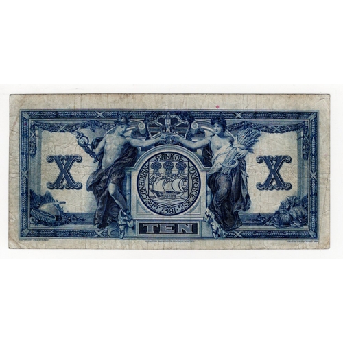 483 - Canada, Canadian Bank of Commerce 10 Dollars dated 2nd January 1935, series B, serial No. 481442 (Pi... 