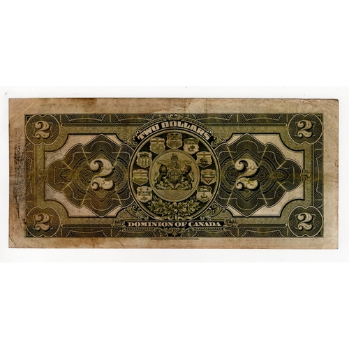 488 - Canada, Dominion of Canada 2 Dollars dated 2nd January 1914, portrait Duke and Duchess of Connaught ... 