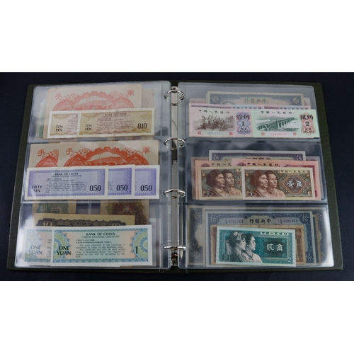 503 - China (64), collection in album including Singkiang Provincial Government 100 Cash issued 1932 (Pick... 