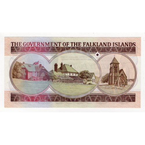 574 - Falkland Islands 20 Pounds dated 1st October 1984, very low serial number A000025 (BNB B211a, Pick15... 