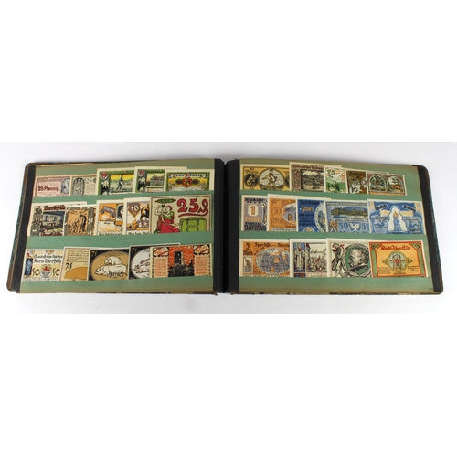 600 - Germany Notgeld & Grossgeld collection (420+) in notgeld album, many full town and city sets, plus a... 