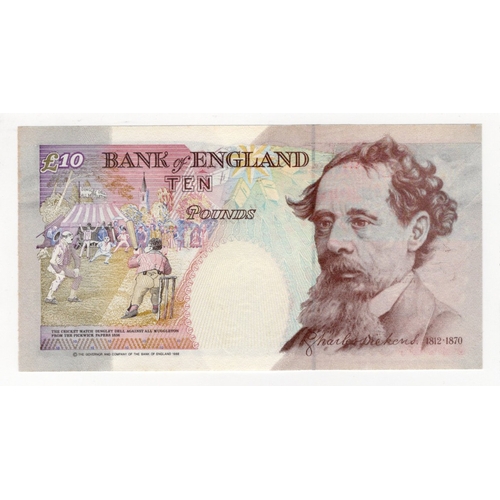 89 - Kentfield 10 Pounds (B366) issued 1992, FIRST RUN note with LOW number, serial A01 002548 (B366, Pic... 