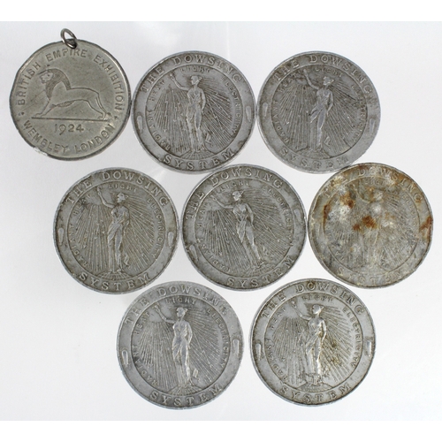 794 - British Commemorative / Advertising Medals (8): 7x examples of The Dowsing System (electric lighting... 