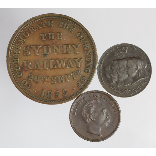 942 - Australian Tokens / Medalets (3): Hanks and Lloyd (Penny) Sydney to Commemorate the Opening of the S... 