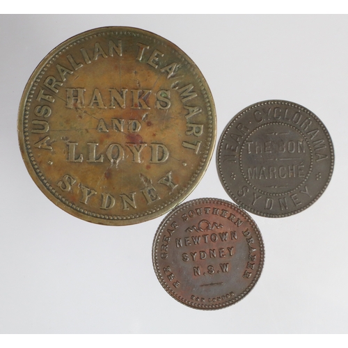 942 - Australian Tokens / Medalets (3): Hanks and Lloyd (Penny) Sydney to Commemorate the Opening of the S... 