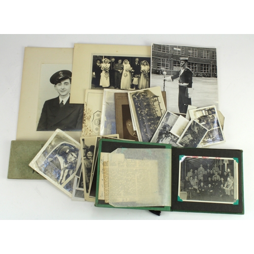 519 - WW2 military photos and photo albums good selection.