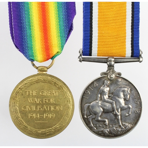 629 - BWM & Victory Medal (179215 Gnr W C Creasey RA)