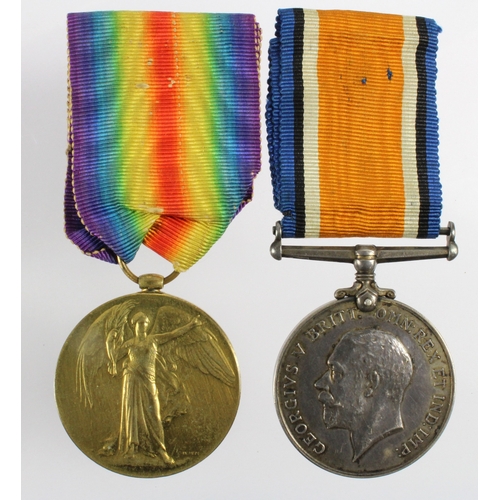 630 - BWM & Victory Medal (1838 Cpl S Steele N.IR.H.) North Irish Horse