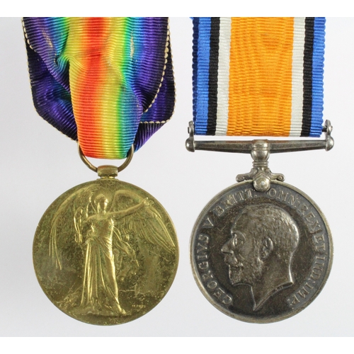 638 - BWM & Victory Medal (5579 Pte C F Althans 17-London R) later 13-London  (2)