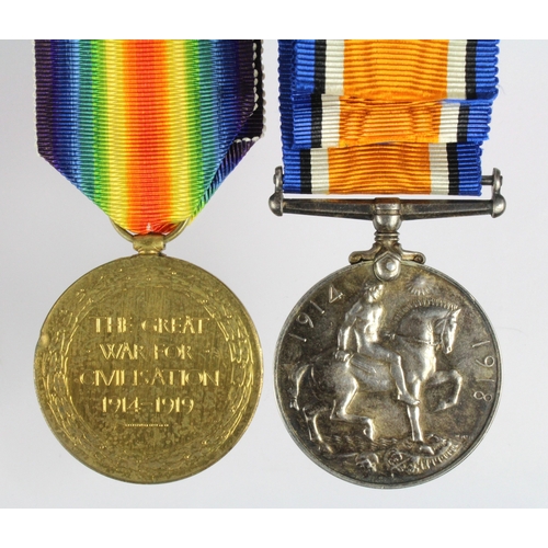 644 - BWM & Victory Medal (M2-152196 Pte T L McAndrew ASC). Died 10/1/1919 with 956th Mech Trans Coy. Buri... 