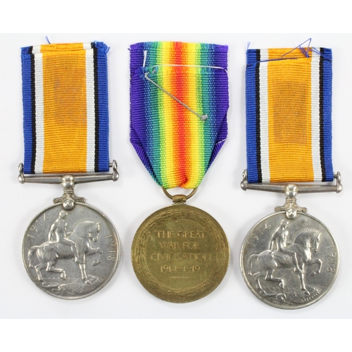 657 - BWM (ER-Cpl R.A.McDonell 5 Bn A.I.F.) Gassed 25/8/1918, and BWM & Victory Medal with MID (4256 ER-WO... 