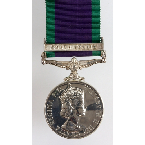 669 - CSM QE2 with South Arabia clasp (23914044 L/Cpl G Tomlinson, Cameronians)