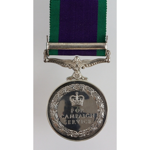 669 - CSM QE2 with South Arabia clasp (23914044 L/Cpl G Tomlinson, Cameronians)