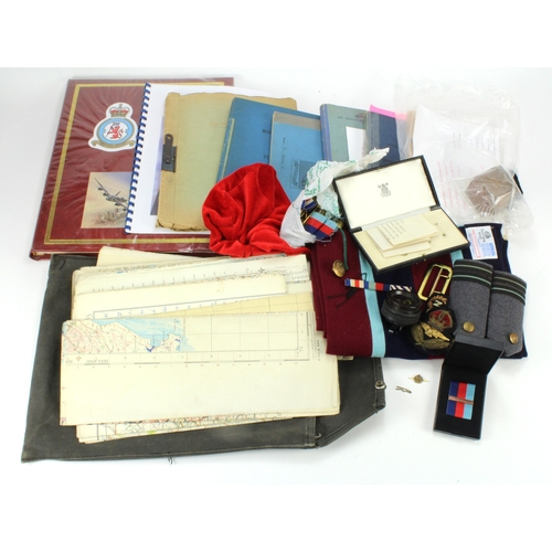 680 - Distinguished Flying Cross group mounted as worn - DFC dated 1945 with original case, 1939-45 Star w... 