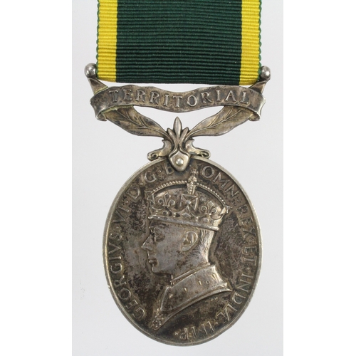 683 - Efficiency Medal GVI with Territorial clasp  (1478791 Pte J S A Kent ACC)