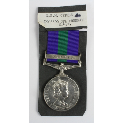 703 - GSM Cyprus 1903590 Cpl W Brennan RAF.